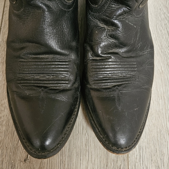 *SOLD* Black Cowboy Boots - Picture 2 of 7